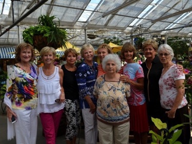 Barb, Diane, Pat Damman, Nancy, Cheryl Auger, Vicky, Brenda Craig, Georgene Johnson, (front) Lee Plitman